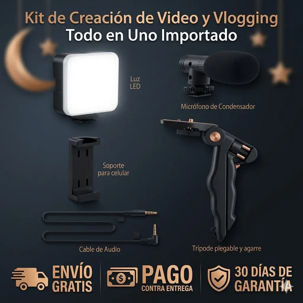 Kit de Grabación Profesional: graba como estudio, desde tu celular