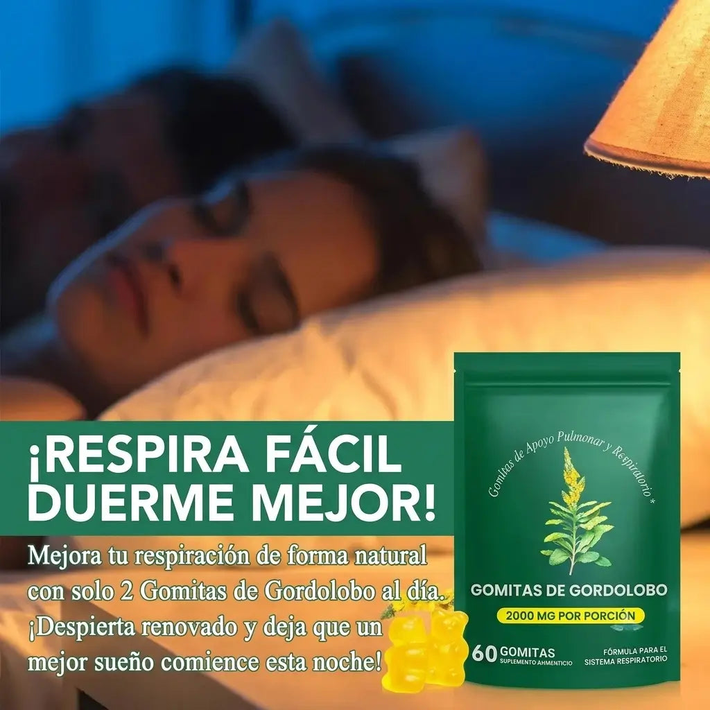 Gominolas de gordolobo: Desintoxicación Pulmonar & Salud Respiratoria
