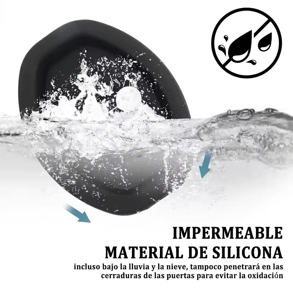 Juego de 4 Protectores Universales para cerraduras de puerta - Silicona de alta calidad
