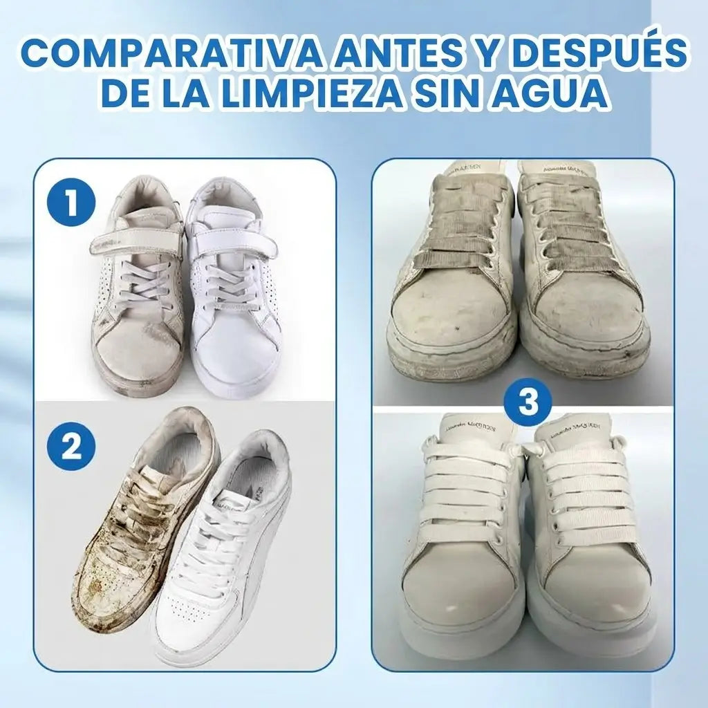 Clean Cream: Tus Tenis Blancos Como Nuevos en 30 Segundos — Sin Agua y Sin Restregar