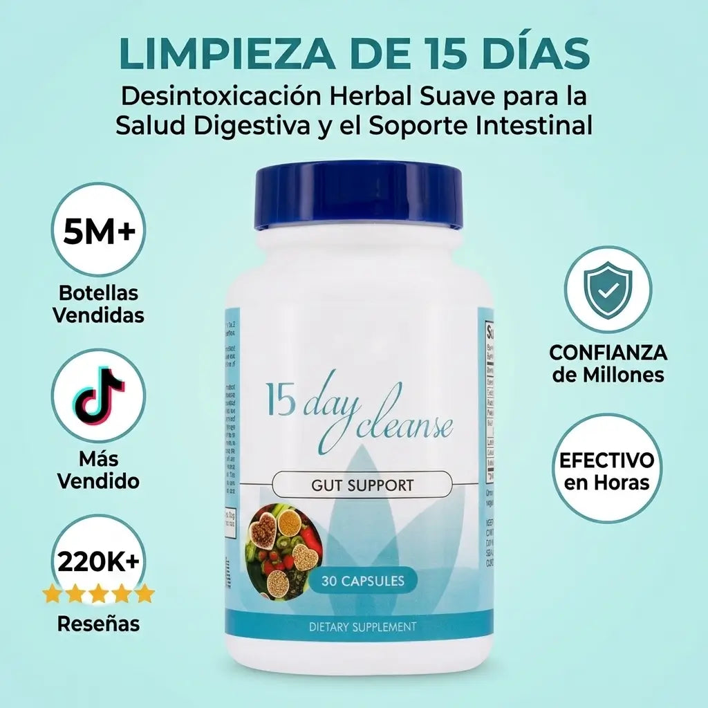 15 Day Cleanse® – Apoyo Digestivo y Bienestar Intestinal