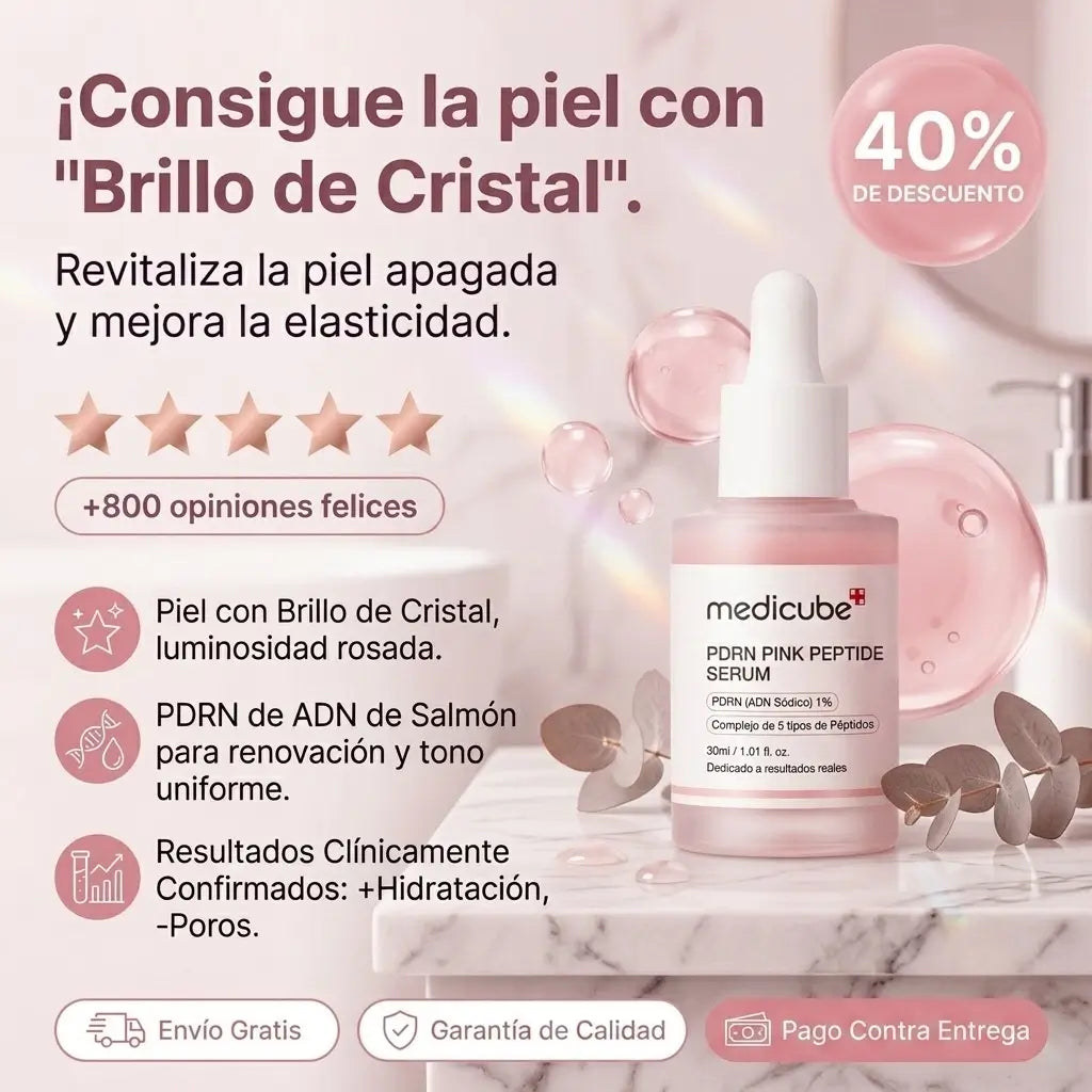 El Serum Rosado Coreano que le Devuelve el Brillo a Tu Piel — Sin Grasa y Sin Peso, Hecho para Nuestro Clima
